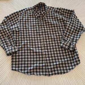 Denver Hayes Men's Plaid Flannel Long Sleeve Button Down Shirt